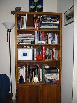 In the bookcase