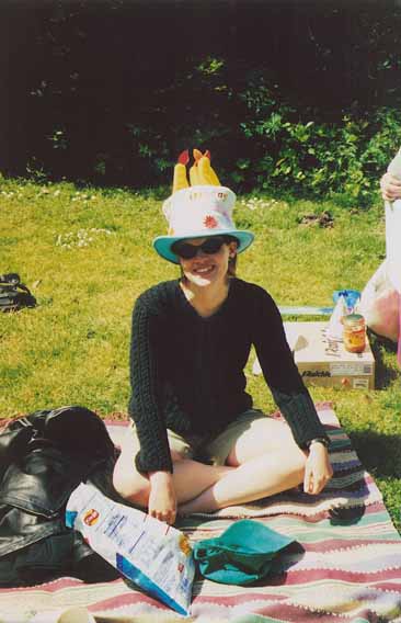 Katie.  In the hat, in Golden Gate Park.